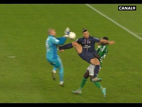 Video: Zlatans kung fu-spark på målvakten