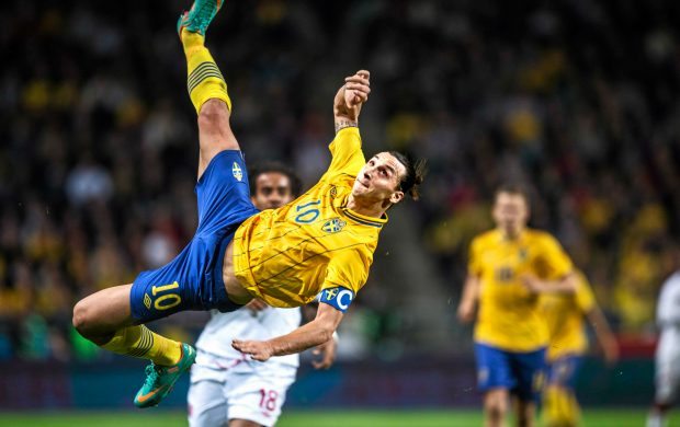 Sverige England 4-2: Zlatans mål mot England, cykelsparksmål (4-2-målet)