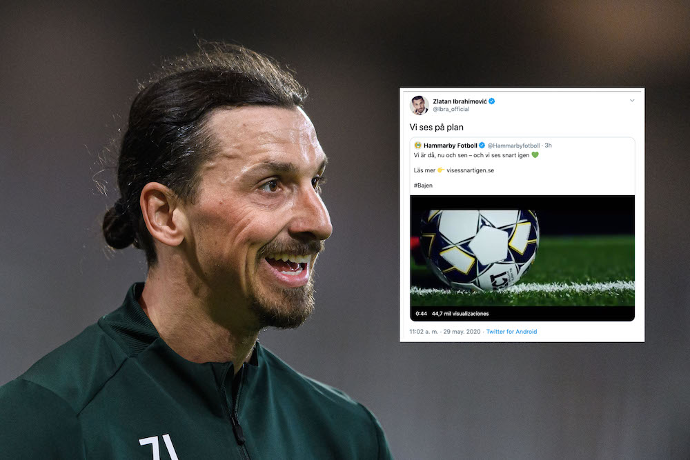Zlatans hälsning till Bajen: ”Vi ses på plan”